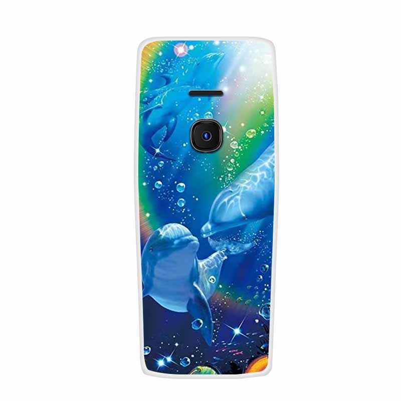 For Nokia 8210 4G Case Clear Painted Silicone Phone Cases for Nokia 8210 Cover Protective Coque for Nokia8210 Capas Bumper Coque