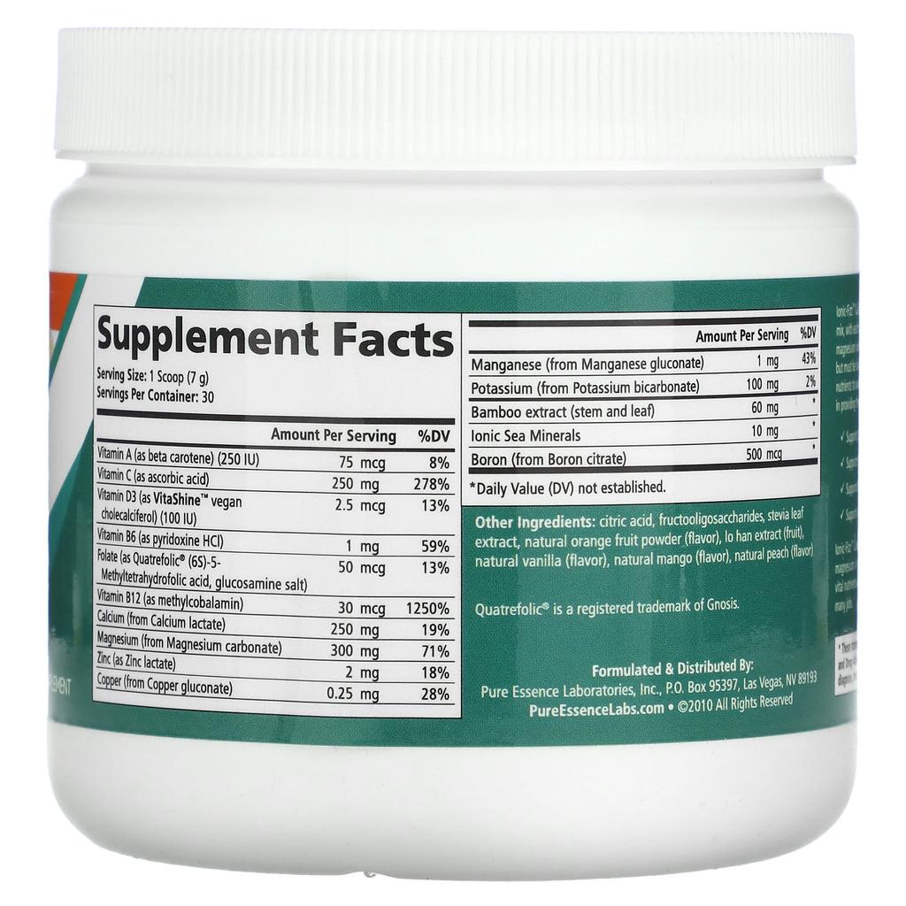 Ionic Fizz Calcium Plus, Orange-Vanilla Flavor, 210G(7.41Oz)