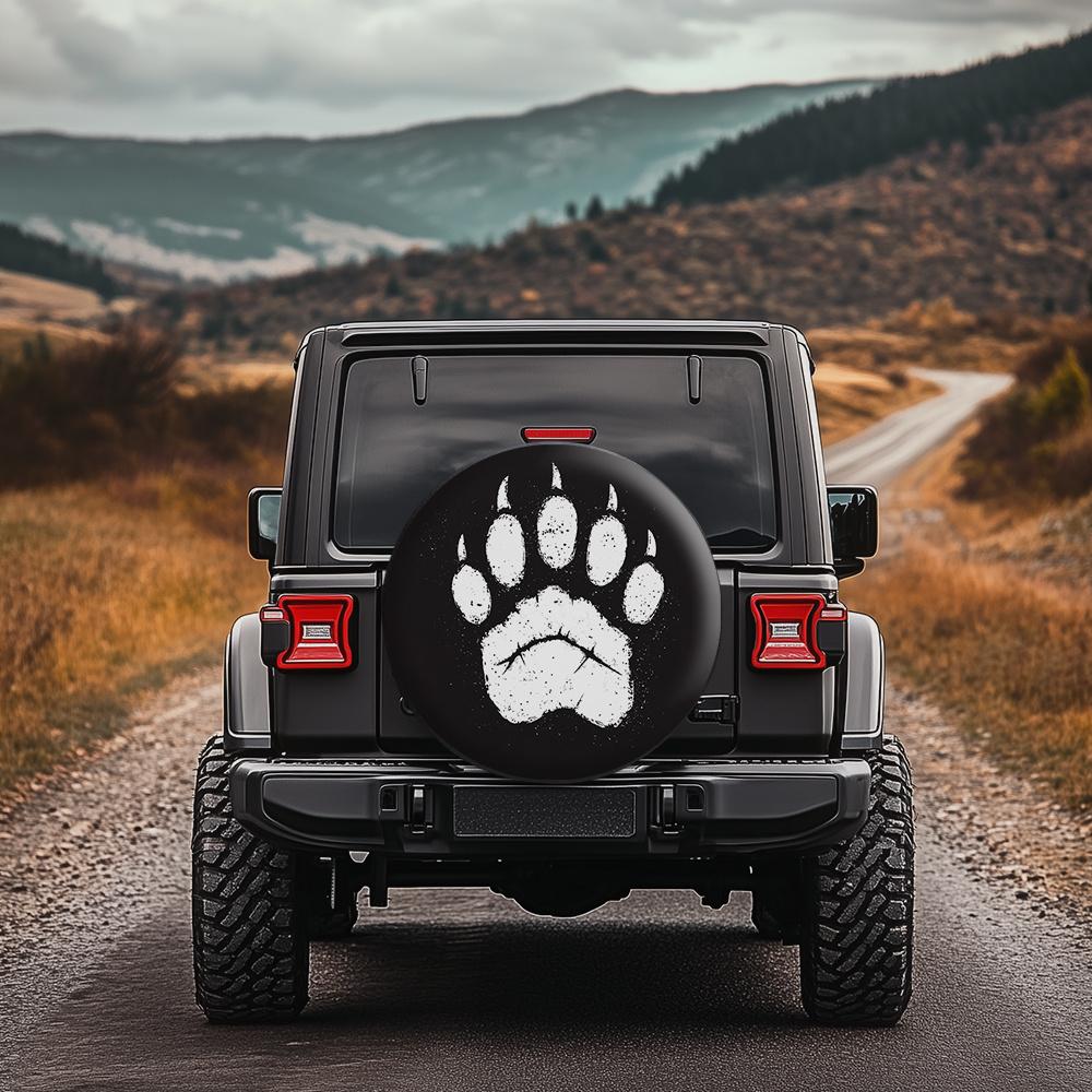 Claw Pattern Tire Protector, Minimalist Wild Style, Suitable For SUV/Crossover/Wagon/Van, Showcases Primal Power