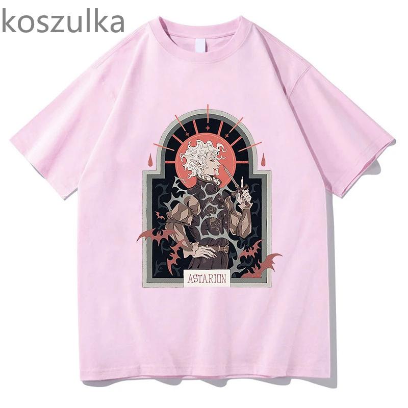 Футболка Astarion унисекс, летняя мода из чистого хлопка, унисекс, женская повседневная футболка, уличная одежда, винтажная уличная одежда с короткими рукавами в стиле Харадзюку