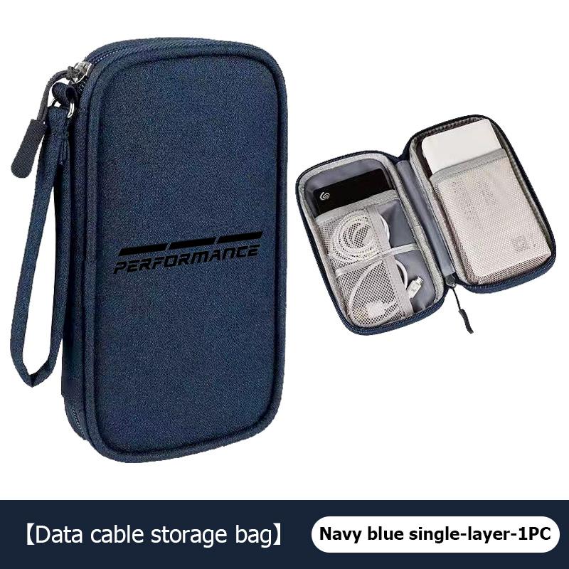Universal Car Travel Portable Phone Data Line Key Storage Bag For BMW M E87 E30 E46 E28 E39 F18 F35 G03 F10 E93 F20 TKJLP1