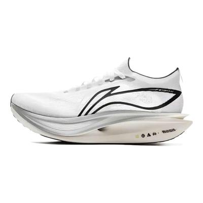 Li Ning Feidian 5 Elite Спортивные Удобные Амортизация Отскок Низкие Гонки Беговые Кроссовки Унисекс Белый ARMV003-19