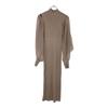 SNIDEL Long Sleeve Knit Long Dress ONE SIZE Beige Bolero SWNO224290 Women Used