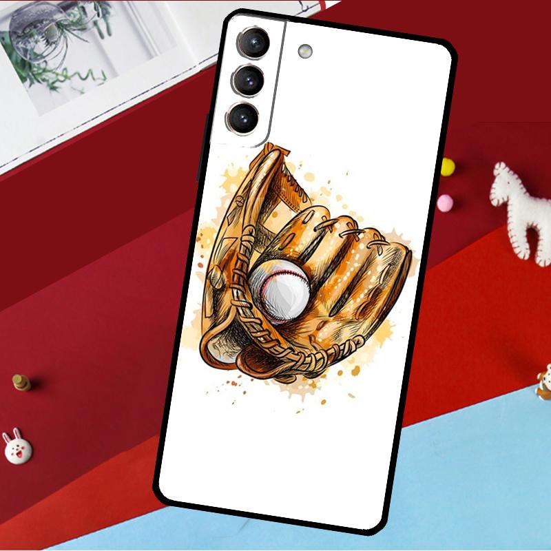 Baseball Funda For Samsung Galaxy S26 Ultra S24 S22 S23 S25 Plus S20 S21 FE S9 S10 S25 FE Phone Case
