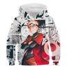 2026 Детская толстовка с капюшоном Naruto для мальчиков и девочек, 3D-печать, спортивный пуловер, костюм для косплея, детские пуловеры, топы