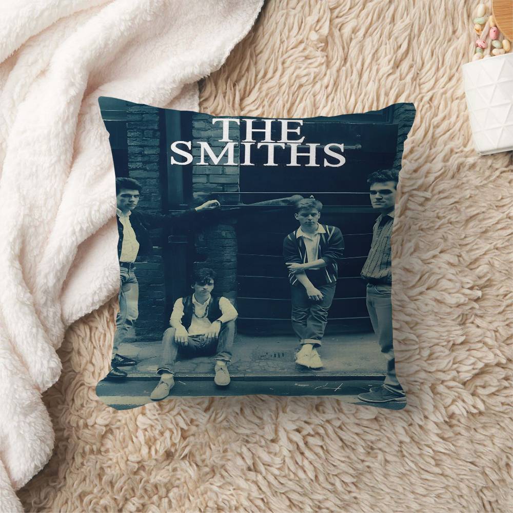 Rock Band The S-Smiths Cushion Cover Pillow Cover Decor Pillowcase Printed Cushion Case For Couch