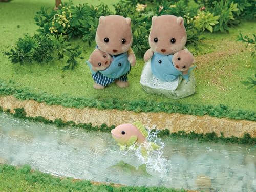 Sylvanian Families Doll [Otter Family] FS-32 ST Mark Certification 3 years old and up Toy Dollhouse Sylvanian Families EPOCH
