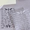 3D объемные наклейки на ногти и телефон в виде ангельских крыльев - Европейский и американский стиль