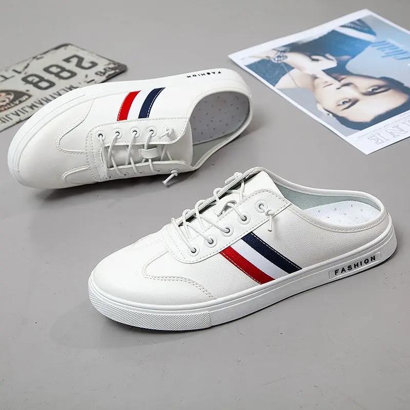 Мужские тапочки повседневные мужские туфли на плоской подошве из парусины дизайнерские роскошные резиновые летние распродажа оригинальные дешевые туфли ликвидация 2024 стильные шлепанцы