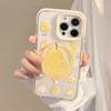 Yellow Pear Magnetic Stand 16Promax Transparent for IPhone17 Phone Case 14 for 13 Niche 12 Anti-fall