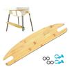 Natural Bamboo Wooden High Chair Footrest Universal Toddler Chair Footrest  Child Doing Homework