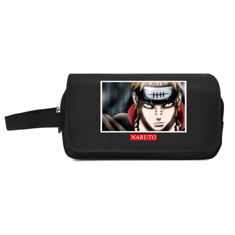 Naruto Edition Japanese-Style Pencil Case for Students, Large Capacity, Anime Design