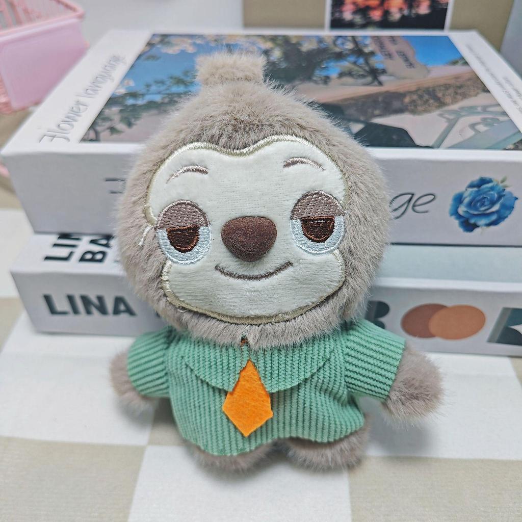 Zootopia Plush Toy Pendant: Nick the Fox, Judy Rabbit, Leopard, Officer Flash - 13cm