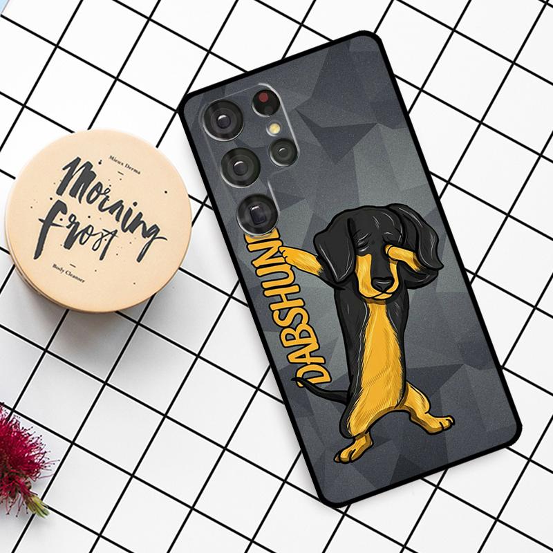 Чехол DACHSHUND для Samsung Galaxy S23 S21 S22 Ultra S8 S9 S10 Note 10 Plus Note 20 Ultra S20 FE
