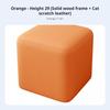 Four-Legged Square Stool Sturdy and Long-Lasting Four-Legged Square Seat Adaptable Use Space-Saving for Children, Living Room