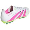 Adidas Predator League Fashion Comfortable Artificial Turf Non-Slip Durable Soccer Shoes Unisex Soccer Shoes White Pink ID3836
