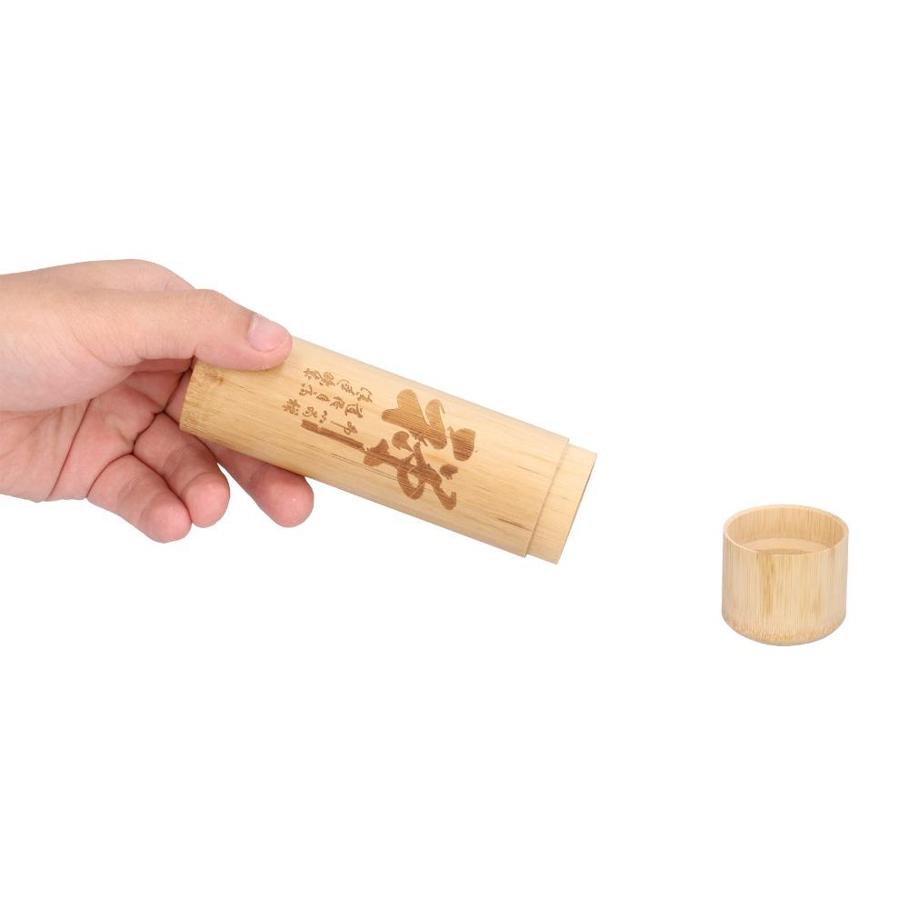 Bamboo Material Bamboo Tea Canister Loose Leaf Portable Tea Box Bamboo Tea Jar  Tea Storage
