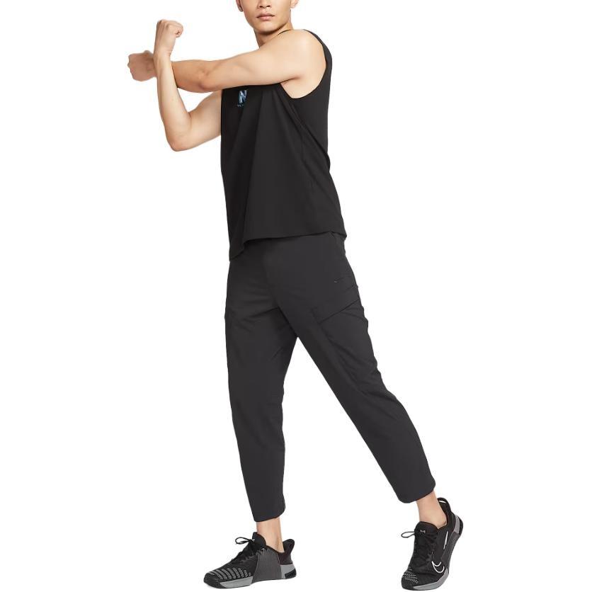 Nike Мужские брюки-карго Dri Fit Черные Средняя посадка HJ3155-010