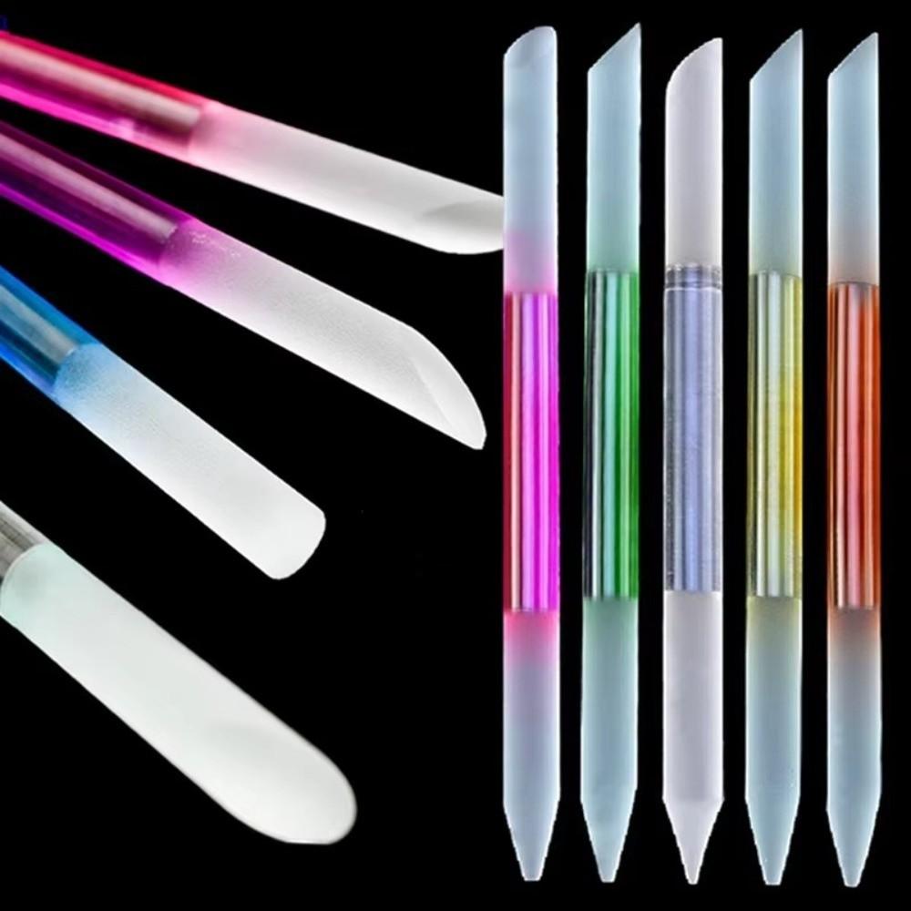 Double Sided Manicure Stick Precision Filing Tip Cuticle Pusher Nail Care Accessory