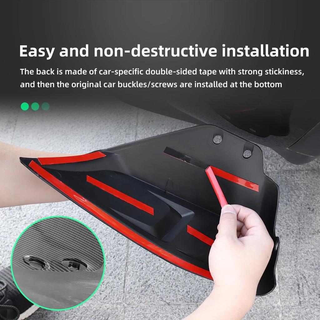 Для Tesla Model Y-2023 Автомобильный задний бампер, защита углов, модификация, защита от столкновений, декоративные аксессуары