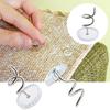20PCS  Sofa Cushion Fixing Tools Bed Sheet Clip Fixer Transparent Twist Nail Home Slip-Resistant Blankets Cover Grippers Fixing WBL