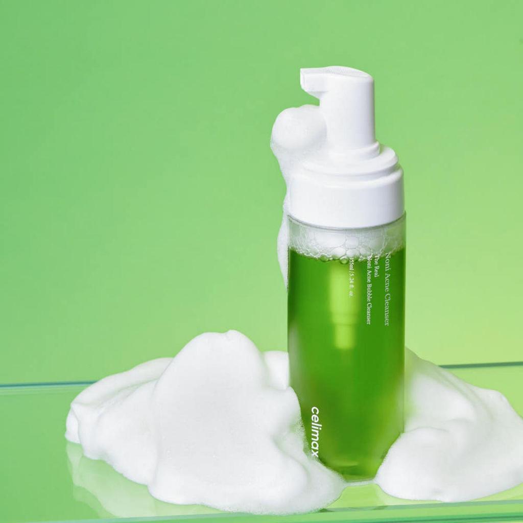 Celimax The Real Noni Acne Bubble Foam Cleanser 155ml Korean Facial Cleanser