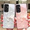 Красочный китайский лотос для Samsung Galaxy A15 5G 54 4G 51 50 24 35 90 71 12 51 53 52S 80 22 34 Черный чехол для телефона из закаленного стекла