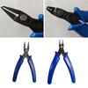 4 Pieces Beading Pliers Kit Jewelry Bead Crimping Pliers Flush Cutter Essential Tool for DIY Project and Jewelry Making