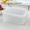 Meat Container for Fridge Bacon Lunch Meat Stackable Food Storage Boxes with Lid
