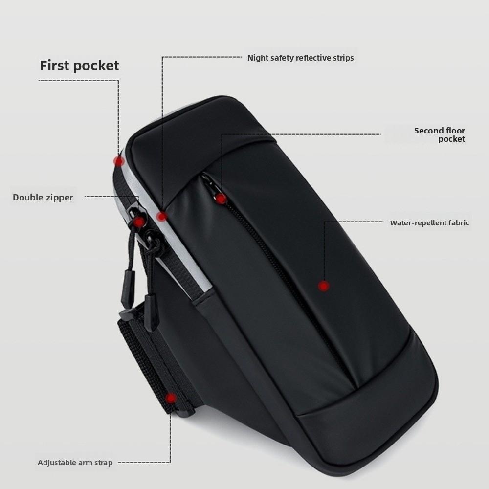 Large Capacity Sport Arm Bag Jogging Case Cycling Phone Bag Running Phone Holder  Men Women