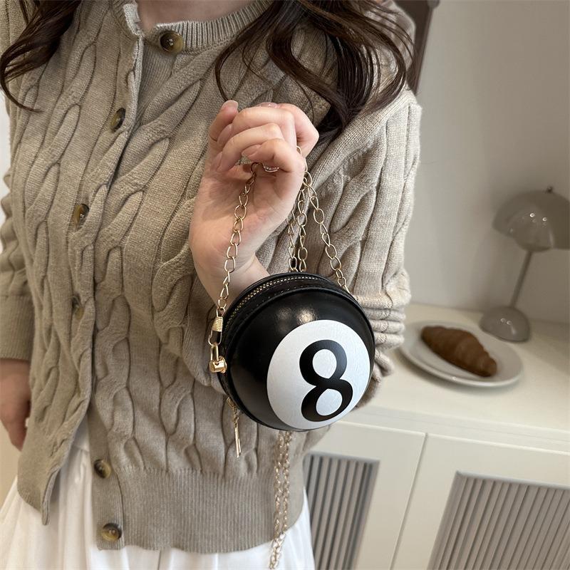 Мини персонализированная нишевая наплечная сумка-мессенджер новая забавная баскетбольная сумка сумка на цепочке маленький круг