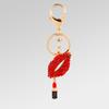 Sparkling Crystal Lip Keychain Sexy Lipsticking Lip Key Chain Lipstick Keychain  Bag Pendant