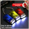 Led Hand Pressing Dynamo Crank Power Wind Up Flashlight Mini Self Generating Torch Camping Lamp Outdoor Home Supplies