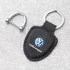 Модный автомобильный брелок-кольцо Кожаный брелок для Volkswagen VW Golf Tiguan Jetta Transporter Passat T5 Polo Touran Scirocco Arteon Jb9