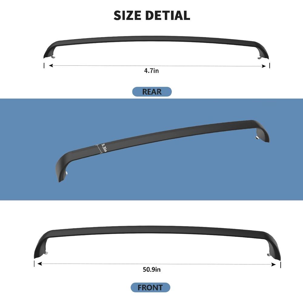 Heenvn For Tesla Model Y 2021-2024 Model Y Juniper 2025-2026 Roof Rack Cross Bar Aluminum Kayak Bike Rooftop Luggage Cargo