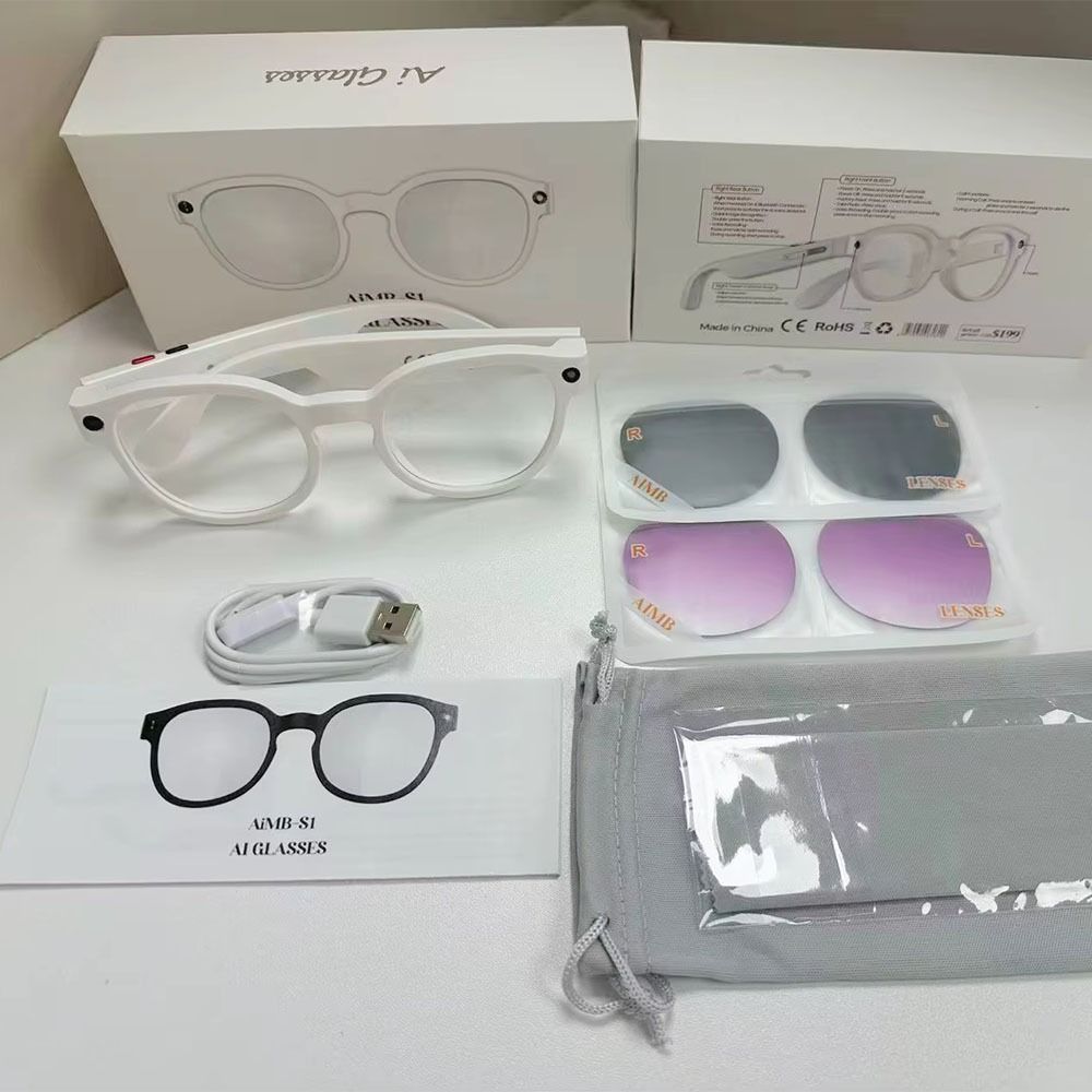 Real-time Translation AI Smart Glasses 2 in 1 Intelligent Eye Glasses  Voice Call