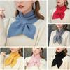 Women Casual Cross Keep Warm Straps Shawl Ladies Autumn Winter Scarf Soft Neck Scarf Girls Knitted Scarf