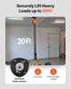 Hand Chain Hoist, 3 Ton Capacity, Manual Chain Block with Upgrade G80 Galvanized Chain, 6 m Lifting Height, Heavy Duty Pulley Hoist for Garage