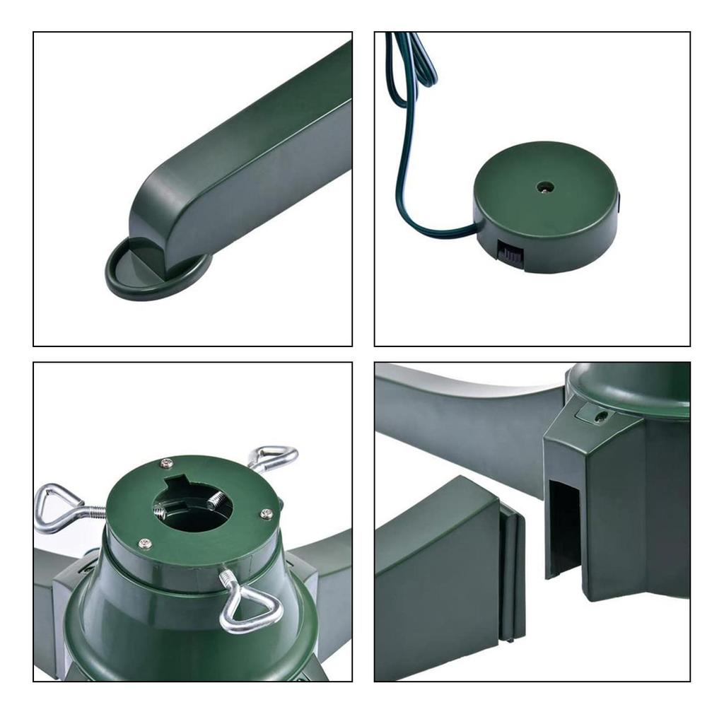 Rotating Christmas Tree Stand Heavyduty Tree Base Holder Bottom Support