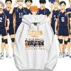 Толстовки с капюшоном Haikyuu для мальчиков, Хината Шоё, Кёяма Хиёри, Нишитани Юки, аниме-мерч, 2D верхняя одежда для мужчин и женщин
