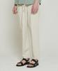 W STANDARD Linen-Like Tapered Pants [4 Colors]