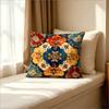 Vintage Boho Mandala Pillow Cover Ethnic Turkish Kilim Print Cushion Case For Sofa Couch Bohemian Moroccan Home Decor Boho