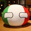 Cartoon Polandball Plush Toy Cute Country Ball Plush Doll Soft Pillow Cute Keychain Pendant Boys and Girls Birthday Gifts