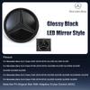 For Mercedes Benz  Front Grill Mirror Emblem 3D Star Chrome Logo X253 W166 C292 X166 2016-2019