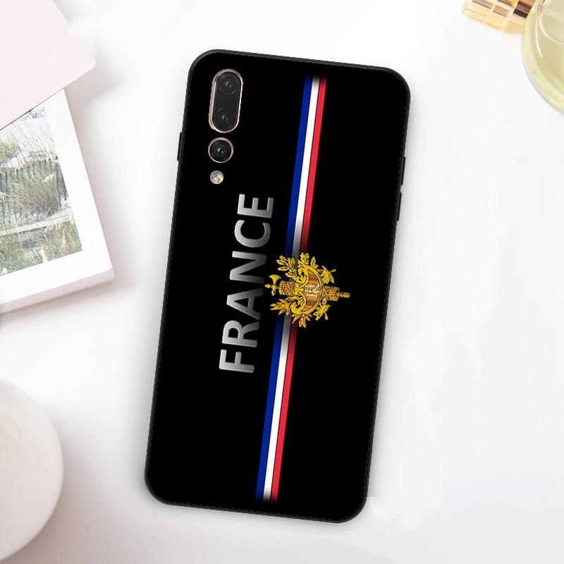 Флаг Франции для чехла Huawei Nova 11 10 9 SE Y70 Y60 Y90 Y61 Y91 Y73 Y72 12i 11i 8i P30 P40 Lite P60 Pro