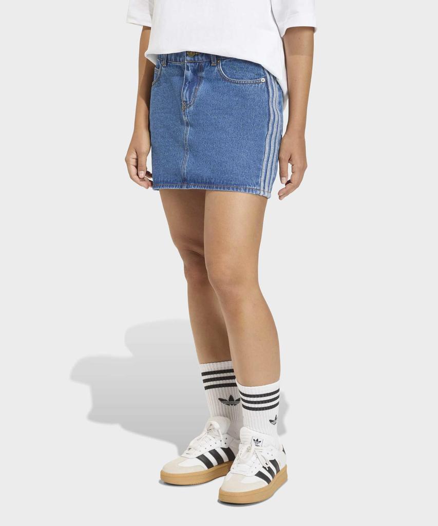 ADIDAS 3-Stripe Denim Skirt - Medium Vintage Denim / Kd2901