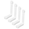 4pcs Bed Sheet Fasteners Mattress Bed Sheet Fixed Clips Holder Straps Household Supplies