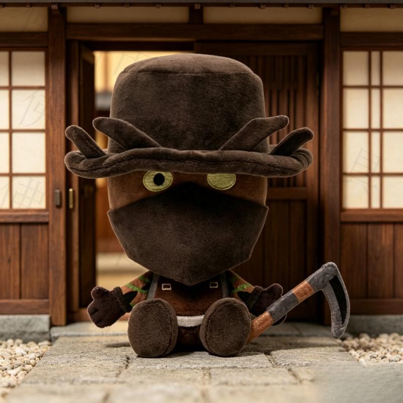 Masked Reaper, Farmer, Goalkeeper, Gardener Game Collectible Plush Toy