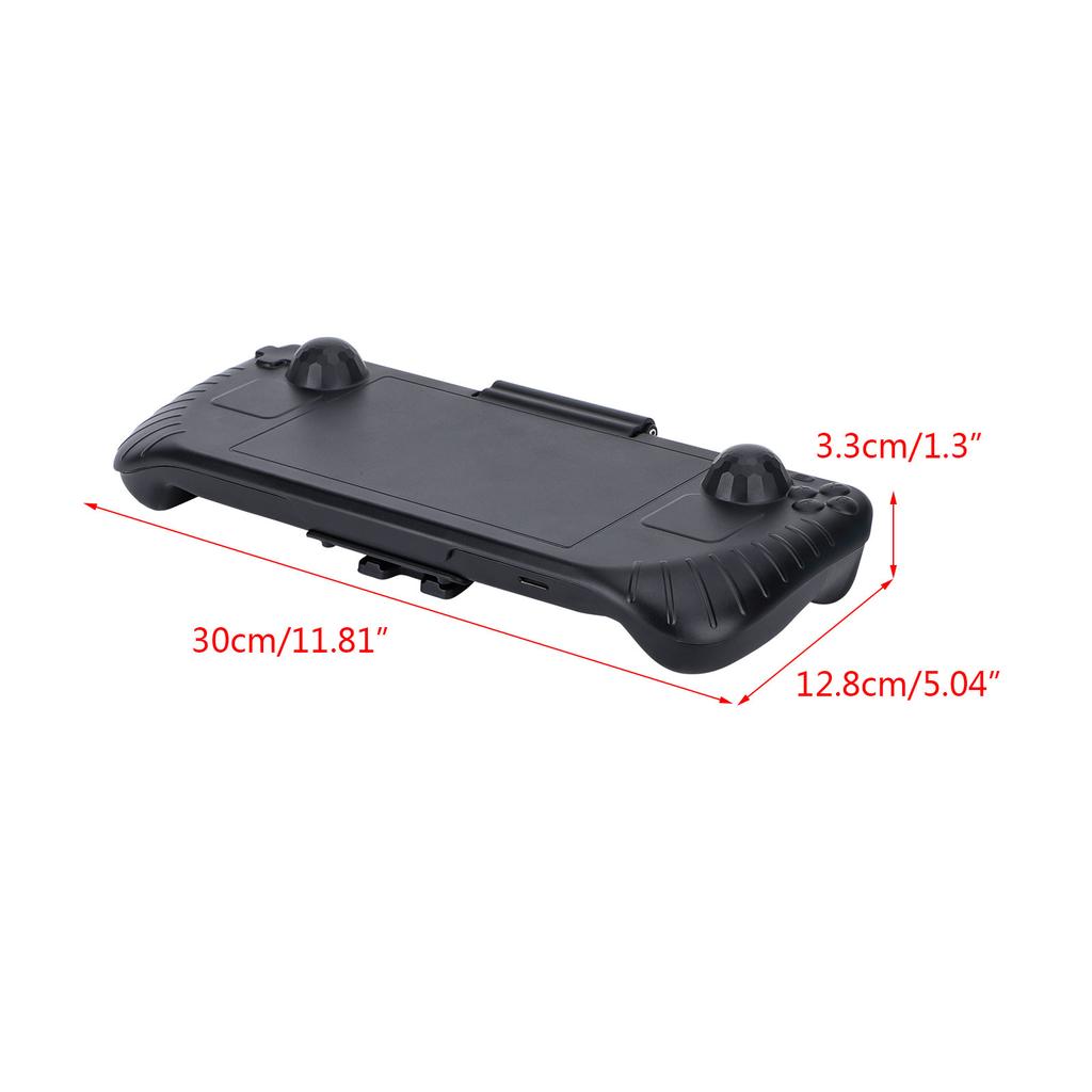 Game Console Protective Cover and Sunhood Shield Back Bracket Shockproof Anti Scratch Cover Fit for Steam Deck Gamepad