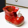 Ceramic Bird Boot Planter Pot Pen Holder Colorful Shoes Flowerpot Succulents Herb Plants Container Home Balcony Garden Decoration